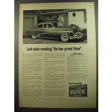 1952 Buick Special Sedan Ad - Look who's crowding the low-priced three