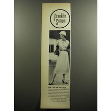 1952 Franklin Simon Pat Hartley's Dress Ad - news: Orlon and Wool Merge