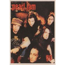 Pearl Jam Go CD Rare Postcard