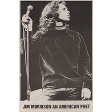 Jim Morrison The Doors An American Poet Rare Postcard