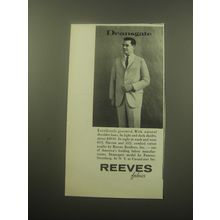 1959 Reeves Fabric Advertisement - Deansgate Suit