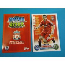 Steve Finnan - Liverpool - Match Attax 2007/08 Football Card