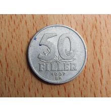 Hungary 1967 50 Filler Coin