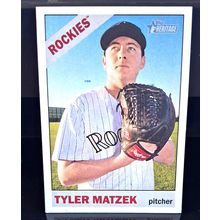 TYLER MATZEK 2015 TOPPS HERITAGE BASEBALL CARD #342
