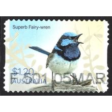 AUSTRALIA 2023: FAIRY-WRENS - $1.20 SUPERB FAIRY-WREN USED (G7)