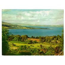 Postcard UK Scotland Argyllshire Firth of Clyde & Toward Point Jumbo size 1960 ?