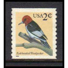 Used 3045 2c Red-Headed Woodpecker Fine W4728