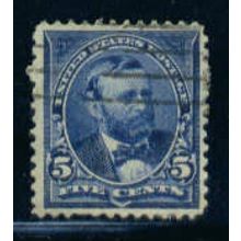 Used 281 5c Ulysses S. Grant Fine M05016