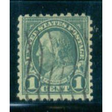 Used 581 1c Benjamin Franklin Barely Clears A16269