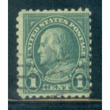 Used 581 1c Benjamin Franklin Average A16312