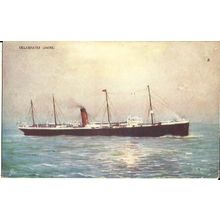 White Star Line SS RUNIC Tuck Oilette Postcard (6228)