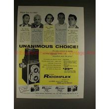 1957 Super Ricohflex, Ricoh 35 & Ricoh 500 Camera Ad!!