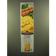 1965 Betty Crocker Au Gratin Potatoes Ad - Hot Dogs