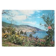 FLOWERY CITY, FUNCHAL, MADEIRA, PORTUGAL used postcard1981 postmark =