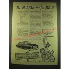 1949 Nash Airflyte Car Ad - An Anecdote about an Angler