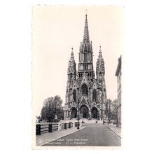 notre-dame church, BRUXELLES - LAEKEN, BRUSSELS . unused vintage postcard =