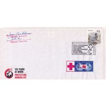 Red Cross Christchurch New Zealand 2x Chairman President Hand Signed FDC