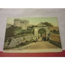 THE GATEWAY, CARISBROOKE CASTLE, ISLE OF WIGHT. used antique postcard =