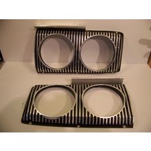 1967 DODGE CORONET 440 R/T HEADLIGHT BEZELS OEM PAIR