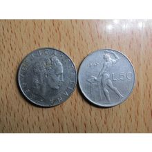 Italy 1962 50 Lire Coin