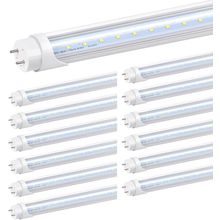 Kihung (12 Packs T8 Led Bulbs 4 Foot, Type B Light Bulbs, 24W 3120LM 6000K, Dayl