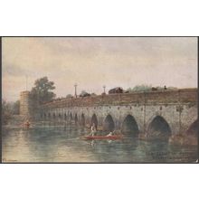 Old Clopton Bridge, Stratford-on-Avon, Warwickshire, c.1910s - Salmon Postcard
