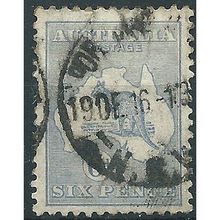 Australia 1918 SG38b 6d Dull Blue Good/Fine Used ....