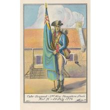 Colonel Enoch Poor 2nd New Hampshire Regiment Uniform Postcard