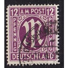 GERMANY Alliiert AmBri [1945] MiNr 0015 F ( O/used ) [02]