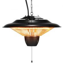 Hanging Patio Heater, 1500W Outdoor/Indoor Electric Space Infrared Heater, I...