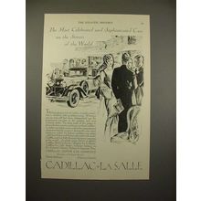 1929 Cadillac Car Ad - Celebrated and Sophisticated!