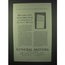 1928 General Motors Ad - Members of The Family