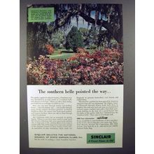 1956 Sinclair Oil Ad - Magnolia Gardens, Charleston SC