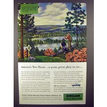 1956 Sinclair Oil Ad - The Calloway Tree Farm, Georgia