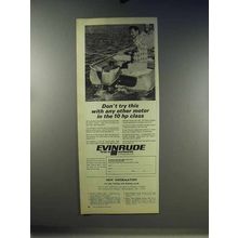 1967 Evinrude Outboard Motor Ad - Don't Try This