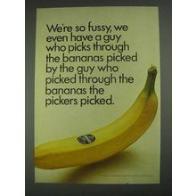 1967 Chiquita Banana Ad - We're So Fussy