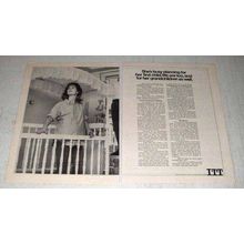 1969 ITT Ad - She's Busy Planning for Her First Child