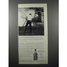 1971 Jack Daniel's Whiskey Ad - Can't Blame the Boys