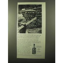 1971 Jack Daniel's Whiskey Ad - At Distillery