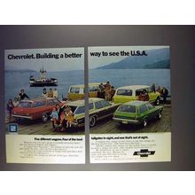 1972 Chevrolet Concours, Sportvan, Suburban, Vega Ad