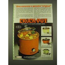 1973 Rival Crock-Pot Ad - Give Someone Genuine Original