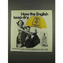 1974 Gordon's Gin Ad - The English Keep Dry