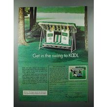 1974 Kool Cigarette Ad - Get in The Swing