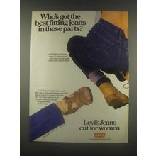 1985 Levi's 505 and Super Jeans Ad - Cut for Women