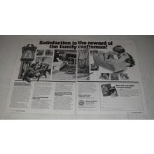 1986 Shopsmith Mark V Ad - Satisfaction is the reward of the family craftsman