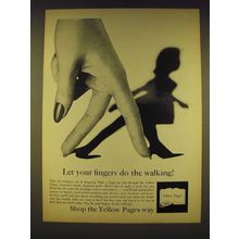 1962 Yellow Pages Ad - Let your fingers do the walking