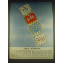 1963 Player's Navy Cut Tobacco Ad - Signal to Smokers