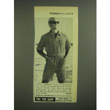 1974 The Tog Shop Terry Jumpsuit Advertisement