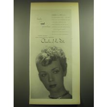 1946 Charles of the Ritz Salons Ad - Beauty is a cool proposition