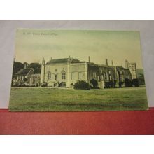 SOUTH WEST VIEW, LACOCK ABBEY, CHIPPENHAM, WILTSHIRE. unused antique postcard =
